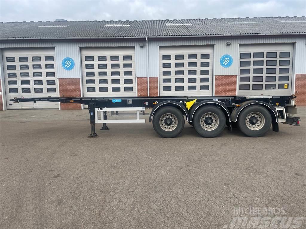LAG 30+20 fods containerchassis Semi-trailer med chassis