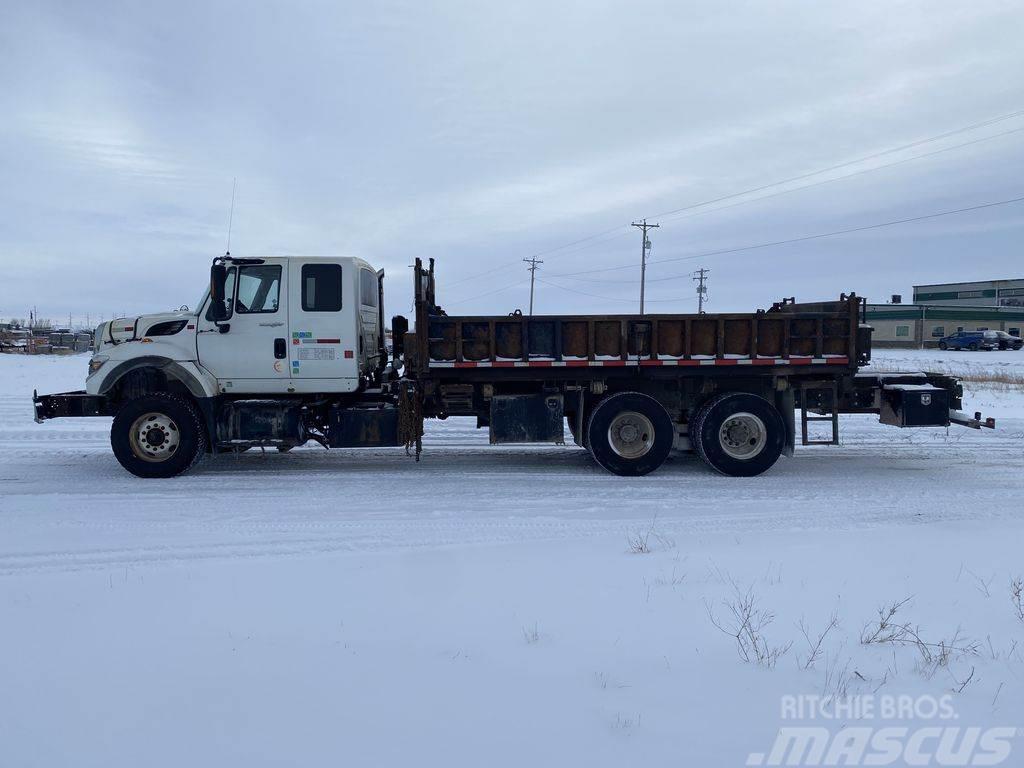International 7600 Side Dump Truck Lastbiler med tip
