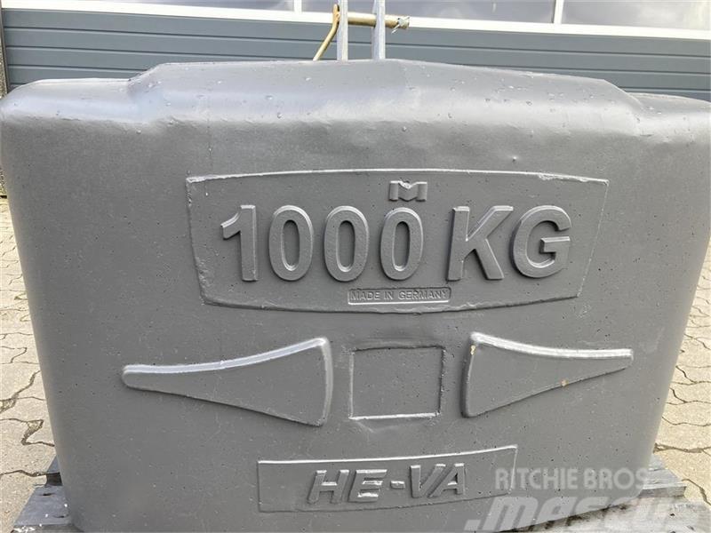 He-Va 800 kg og 1000 kg Tilbehør til frontlæsser