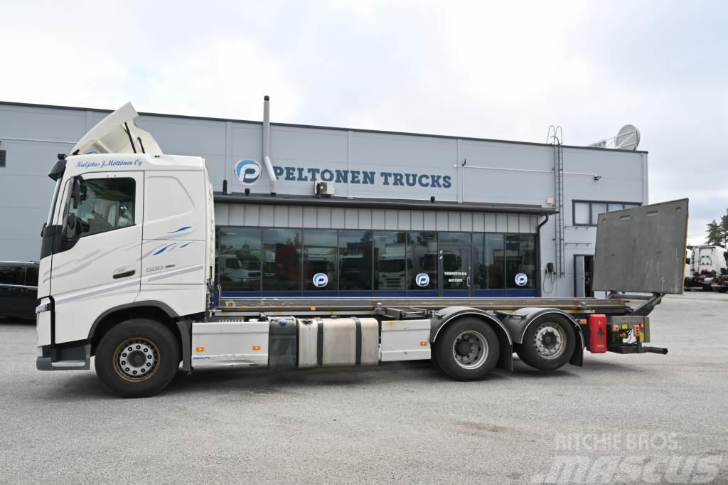 Volvo FH500 6x2 Euro 6 Lastbiler med containerramme / veksellad