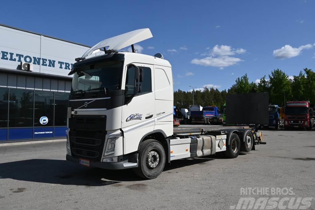 Volvo FH500 6x2 Piako Lastbiler med containerramme / veksellad