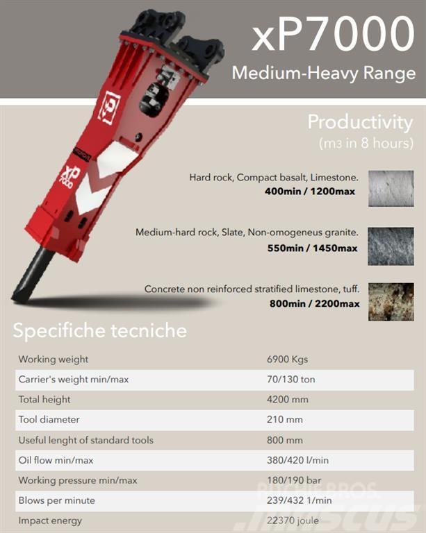 Promove XP7000 Hydraulik / Trykluft hammere