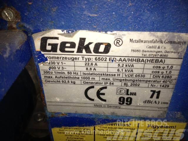  Geko Aggregat 6502 5 kVA Dieselgeneratorer