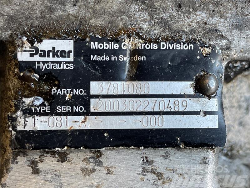 Parker PARKER HYDRAULIC PUMP 3781080 Hydraulik