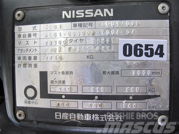 Nissan AL01A09D LPG gaffeltrucks