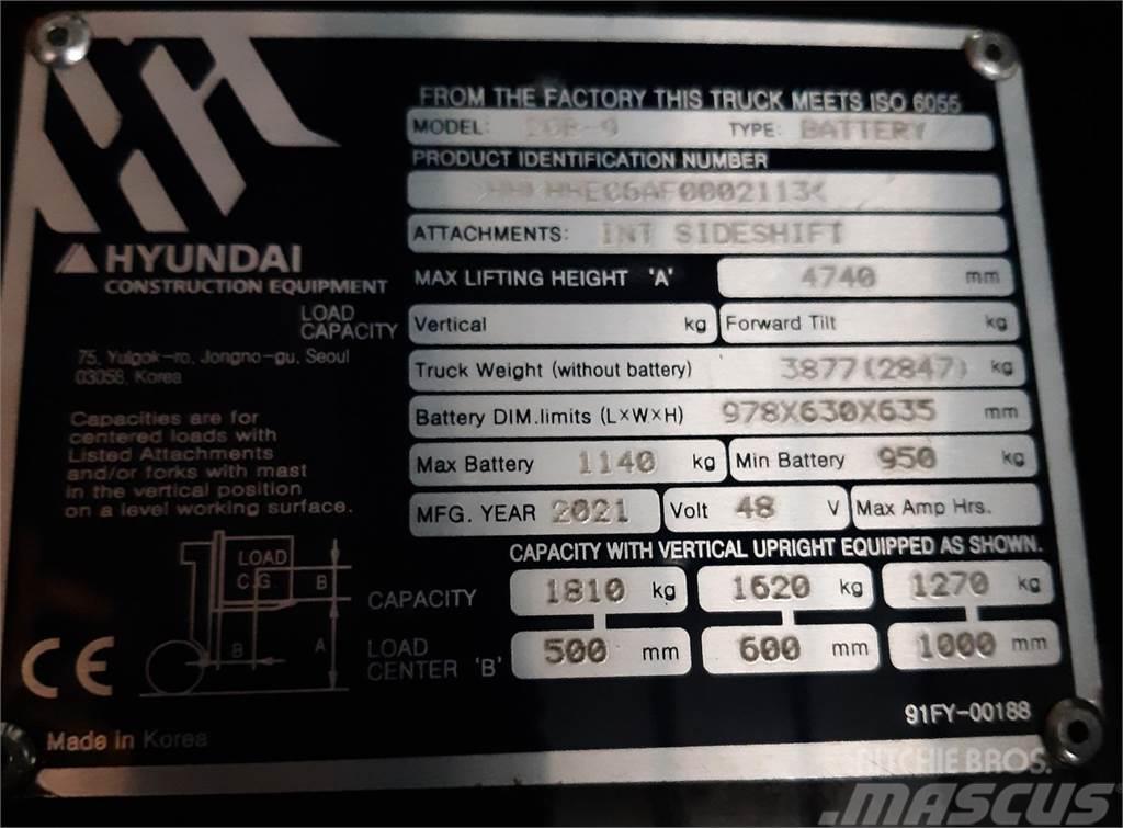 Hyundai 20B-9 TS470 El gaffeltrucks