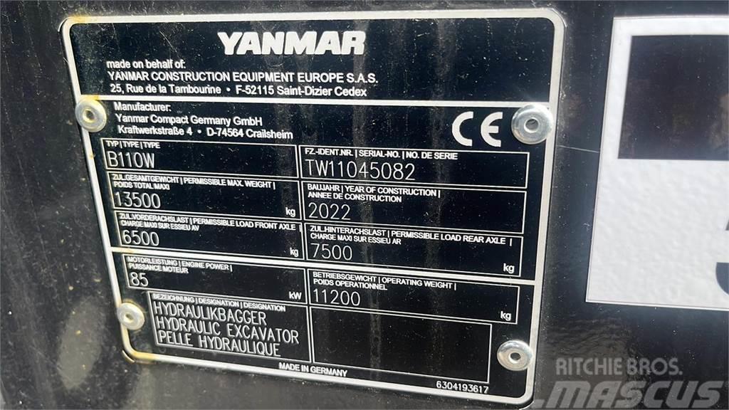 Yanmar B110W Gravemaskiner på hjul