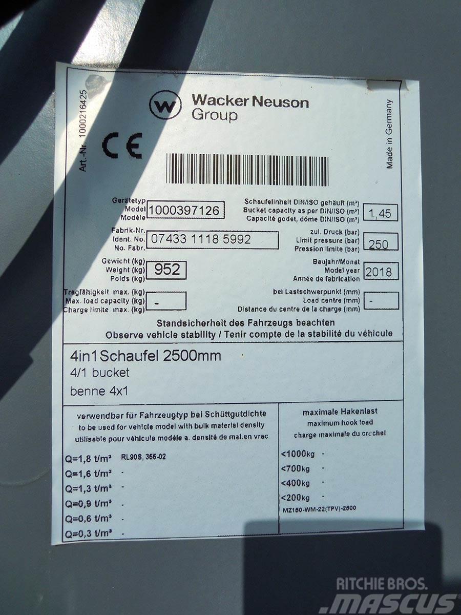 Wacker Neuson 4/1 2480mm 1,30m3 Andet - entreprenør