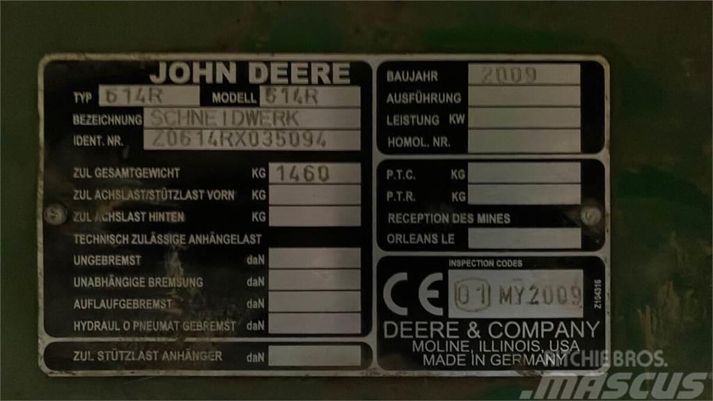 John Deere 614R Tilbehør til mejetærskere