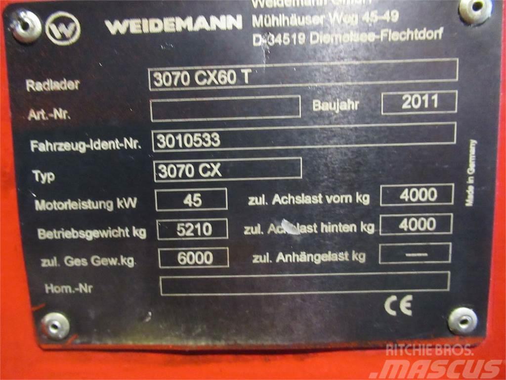 Weidemann 3070 CX60 Frontlæssere og gravere