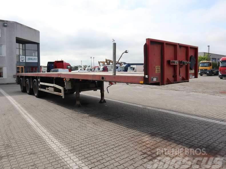 Broshuis Dobbelt udtræk Semi-trailer med lad/flatbed