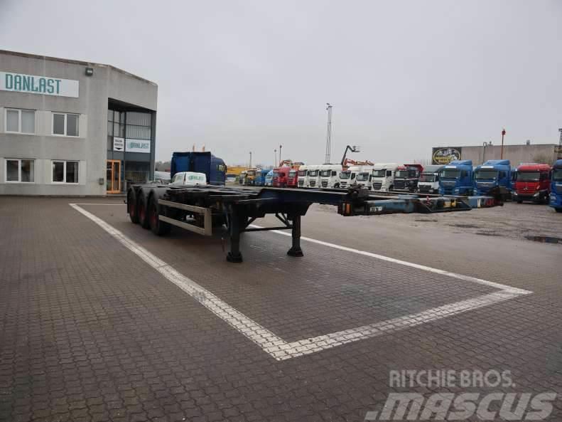 HFR Containerchassis Semi-trailer med containerramme