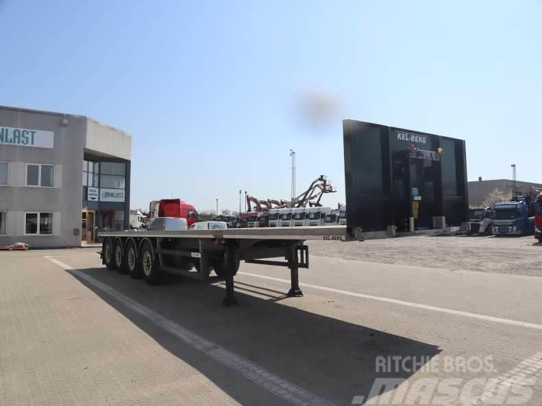 Kel-Berg 11.9 m Semi-trailer med lad/flatbed