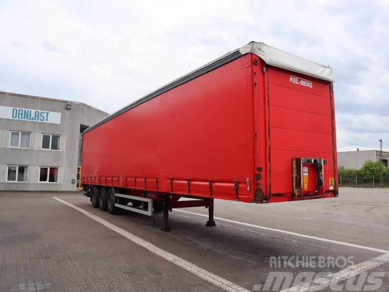 Kel-Berg 34 pl. Semi-trailer med Gardinsider