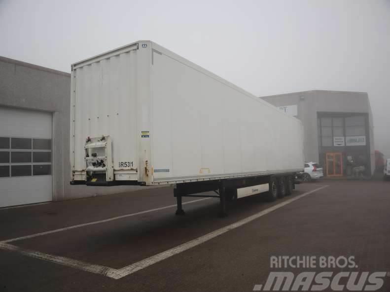 Krone 34 pl. Semi-trailer med fast kasse