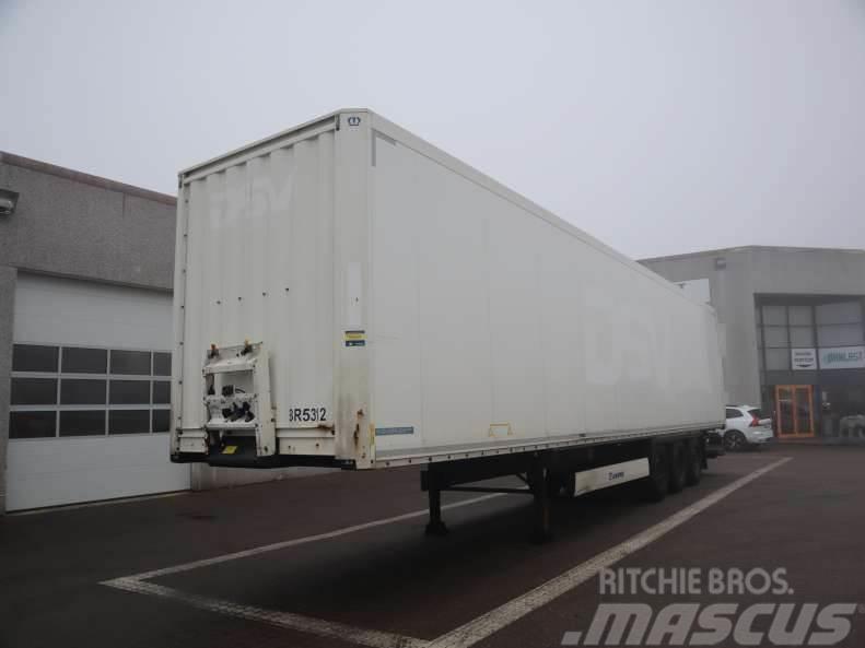 Krone 34 pl. Semi-trailer med fast kasse