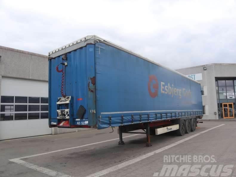 Krone 34 pl. Semi-trailer med Gardinsider