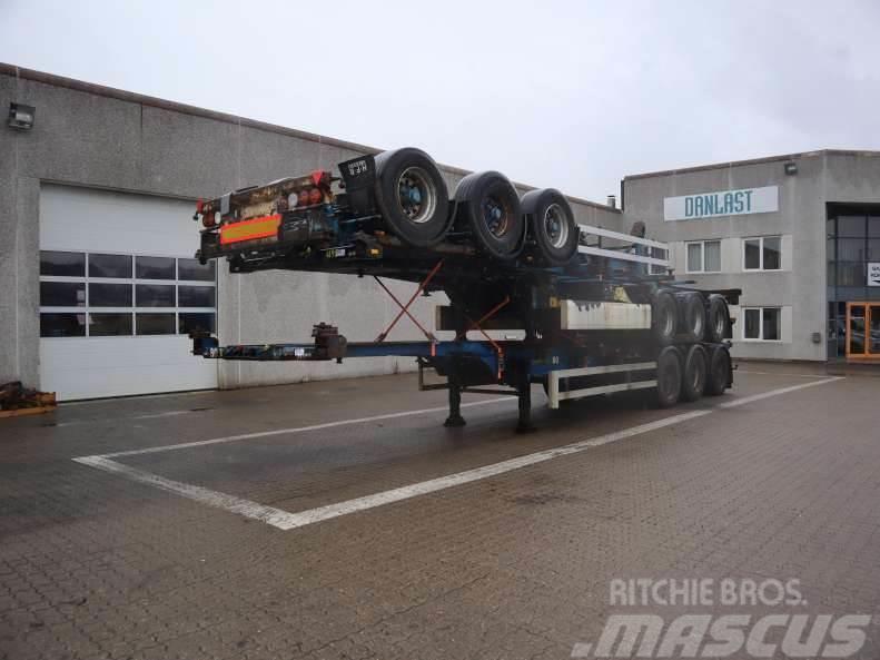 Krone Containerchassis Semi-trailer med containerramme