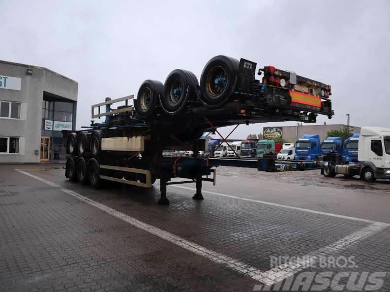 Krone Containerchassis Semi-trailer med containerramme