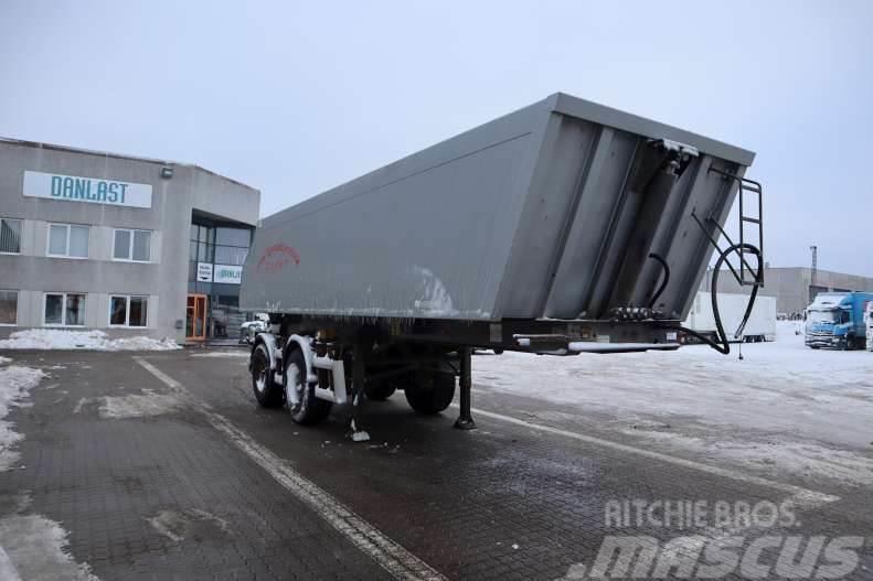 Meiller 27 m³ Semi-trailer med tip