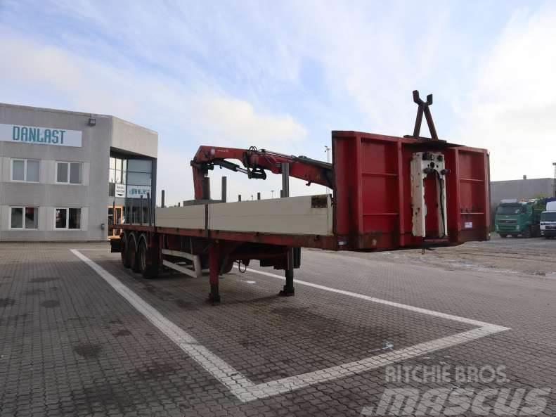  MTDK 13.5 m Semi-trailer med lad/flatbed