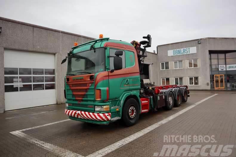 Scania R 164G Demonterbare/wirehejs lastbiler