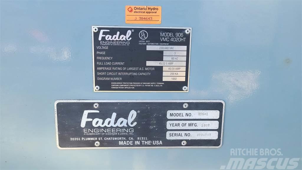  FADAL 906-1 VMC 4020HT Andet - entreprenør