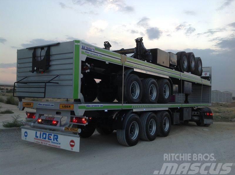 Lider 2022 YEAR NEW 40' 20' 30' container transport trai Chassis og suspension
