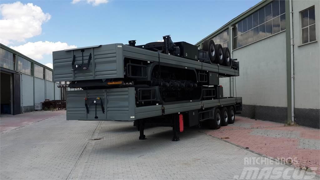 Lider 2022 YEAR NEW MODELS containeer flatbes semi TRAIL Semi-trailer til Autotransport