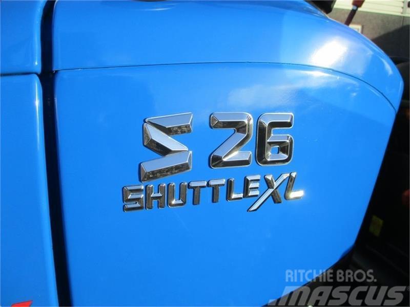 Solis S26 Shuttle XL 9x9 med store brede Turf hjul på ti Kompakte traktorer