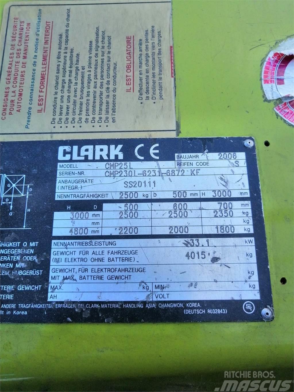 Clark CMP 25 L Gaffeltrucks - andre