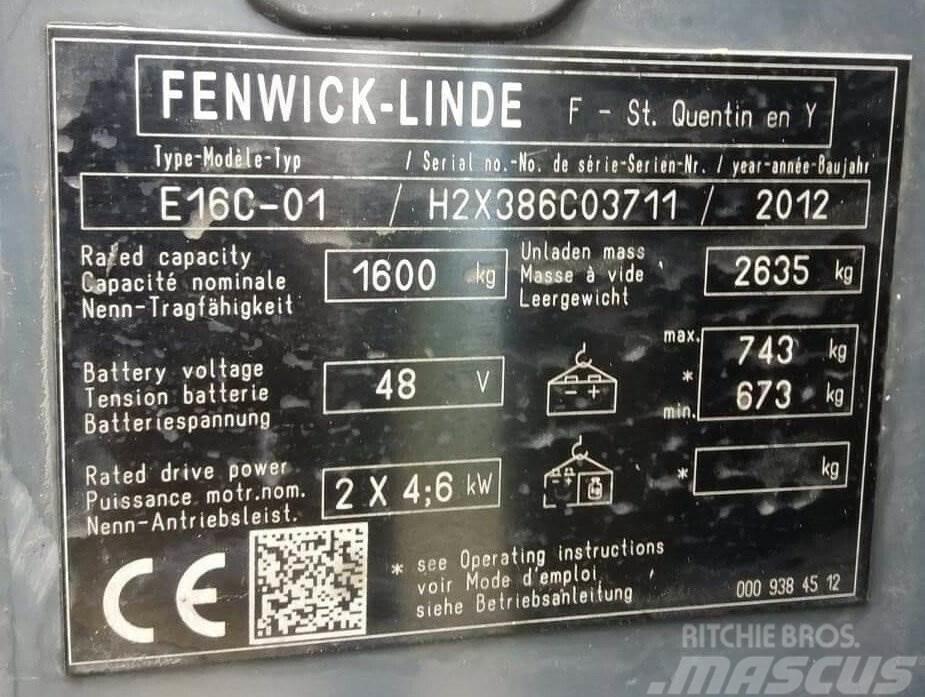 Fenwick E16C-01 Gaffeltrucks - andre