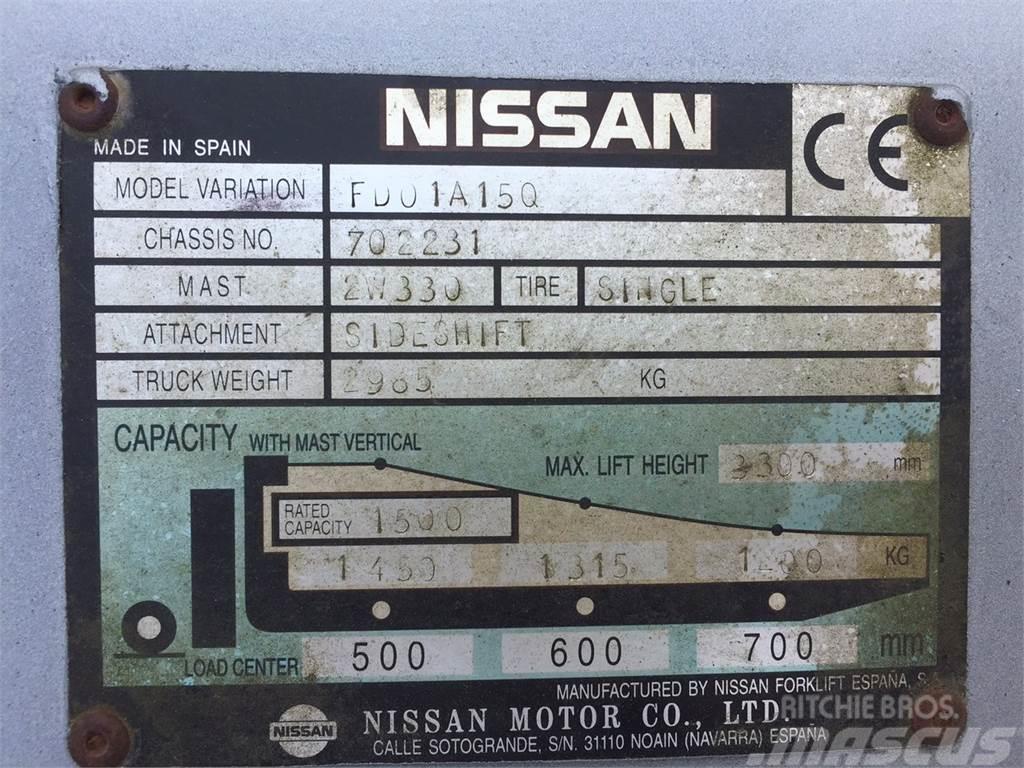 Nissan FD01A15Q Gaffeltrucks - andre