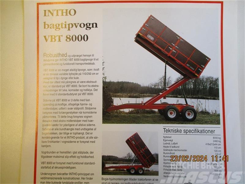 INTHO VBT 8000 variabel bagtip Tipvogne