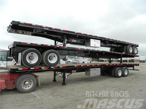 Doosan SPECIALIZED 48' STEEL CLOSED A/R FLATS Semi-trailer med lad/flatbed