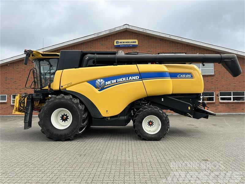 New Holland CX8.85 SLH + 35” VarioFeed HD Mejetærskere
