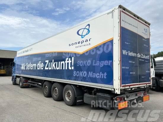 KöGEL S24-3 KOFFERAUFLIEGER, 1+3 ACHSE LIFTACHSE Semi-trailer med fast kasse
