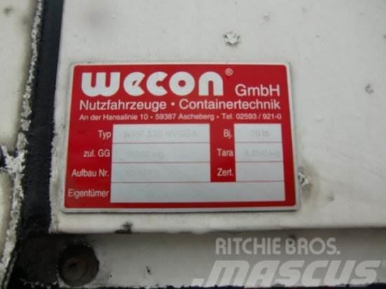 WECON WECHSELBRüCKE JUMBO PLANE, HUBDACH, GESAMTLäNGE: Anhænger med containerramme
