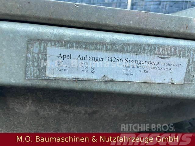  Apel Spangenberg KSB 32 / 2.380 Kg / Tüv 2023 / Blokvogn