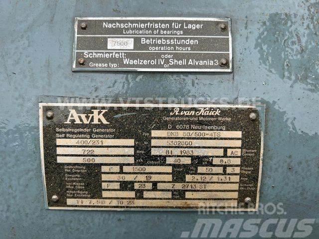 AVK DKB 80/500-4TS Stromgenerator 400V 500 kVA Andet tilbehør
