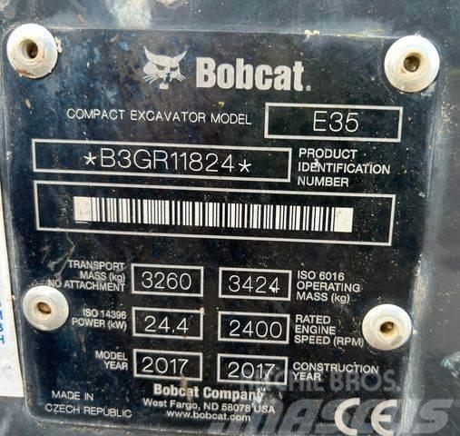 Bobcat E35 Minibagger Minigravemaskiner