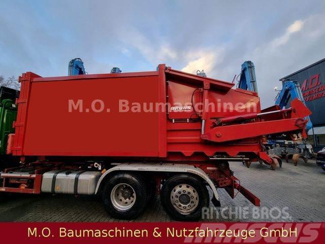 Bruns SP 1502 / Müllsammelaufbau/ Hecklader / Renovationslastbiler