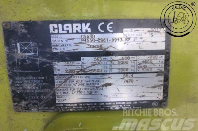 Clark C55SD Diesel gaffeltrucks