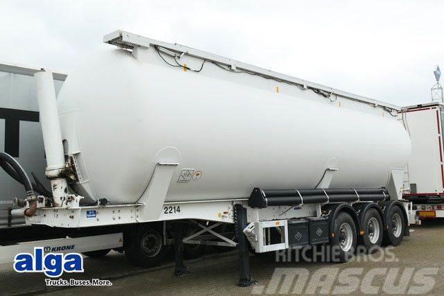 Feldbinder KIP 48.3, 48m³, Kippbar, Alu-Felgen, BPW-Achsen Semi-trailer med Tank