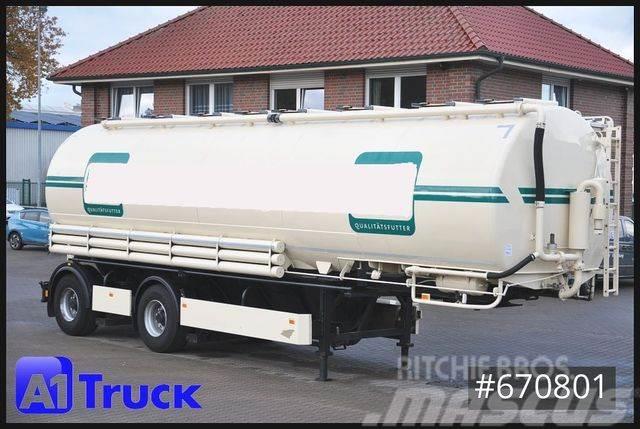 Feldbinder Welgro 90WSL33-24, 8 KA, 51m³, Silo Futter Semi-trailer med Tank