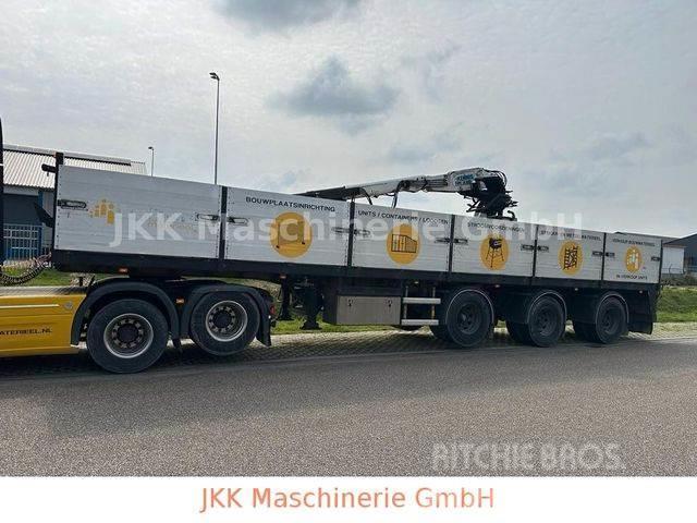 Floor FLO 17 30H2 Kennis Kran 14 Tonnen Semi-trailer med lad/flatbed