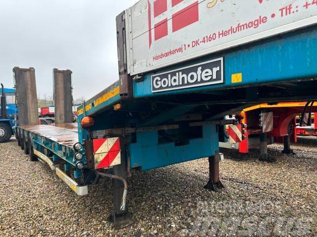 Goldhofer Tieflader / ausziehbar / zwangslenkung Semi-trailer blokvogn