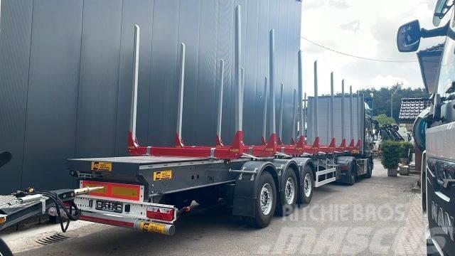  HD Truck Solution Holz und Langmaterial Semi-trailer til tømmer