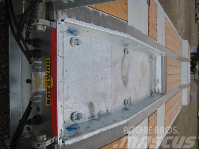 Humbaur 4-Achs-Tieflader Baggerstielmulde, Luftfederung Blokvogn