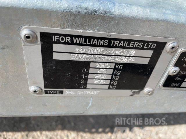 Ifor Williams 2Hb GH35, NEW NOT REGISTRED,machine transport824 Blokvogn